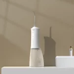 USB დამუხტული პორტატული ორალური ირიგატორი დამტენი წყლის ჭავლური ფლოსერი წყალგაუმტარი Ipx7 სტომატოლოგიური წყლის ფლოსერი